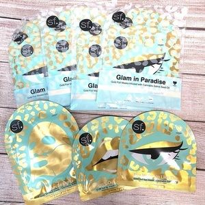 SF Glow Glam in Paradise Face Eye & Lip Mask 4 sets lot